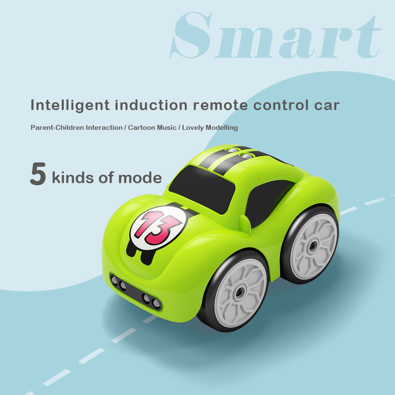 2.4GHz Patrol Mode Mini RC Car | Obstacle Avoidance, USB Rechargeable, 60-Min Playtime | Kids’ Remote Control Toy