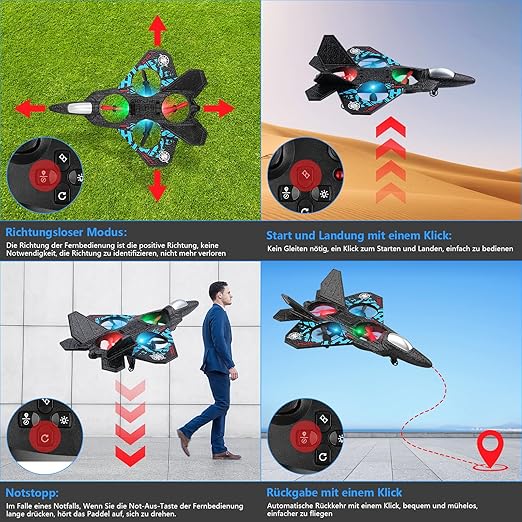 Remote Controlled Aeroplane Fighter Jet Toy