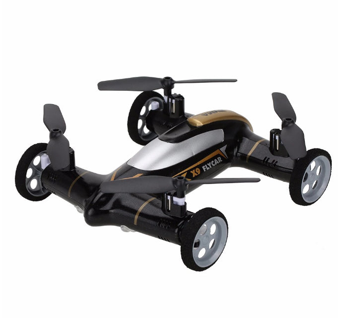 2-in-1 RC Flying Car Drone | 2.4GHz 4CH Quadcopter with 6-Axis Gyro, 360° Flips, Air-Ground Dual Mode