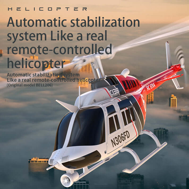 RC ERA C138 6CH RC Helicopter with Gyro, Optical Flow Positioning