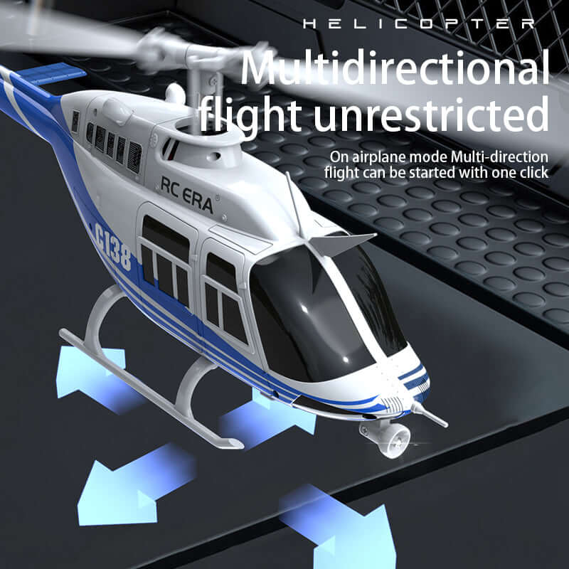 RC ERA C138 6CH RC Helicopter with Gyro, Optical Flow Positioning