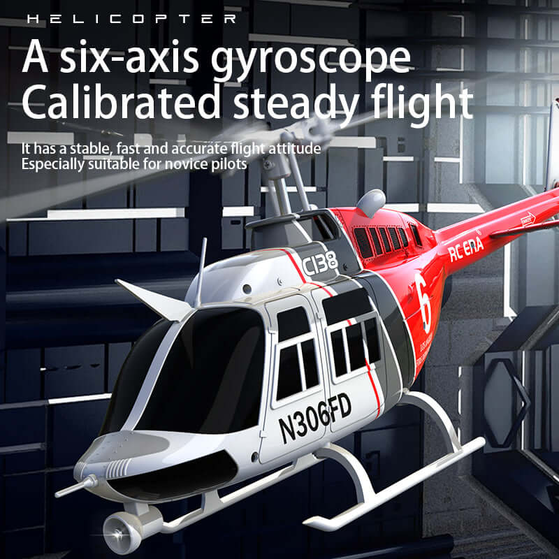RC ERA C138 6CH RC Helicopter with Gyro, Optical Flow Positioning